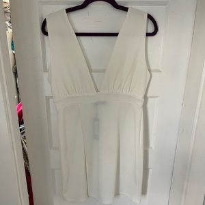 Nasty Gal white mini dress